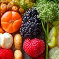 Close-up of vibrant, healthy fruits and vegetables